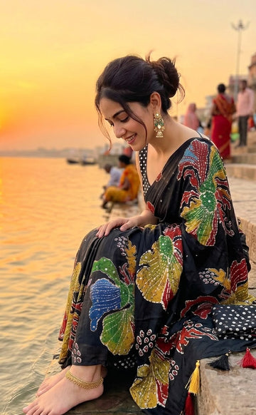 Satin sarees