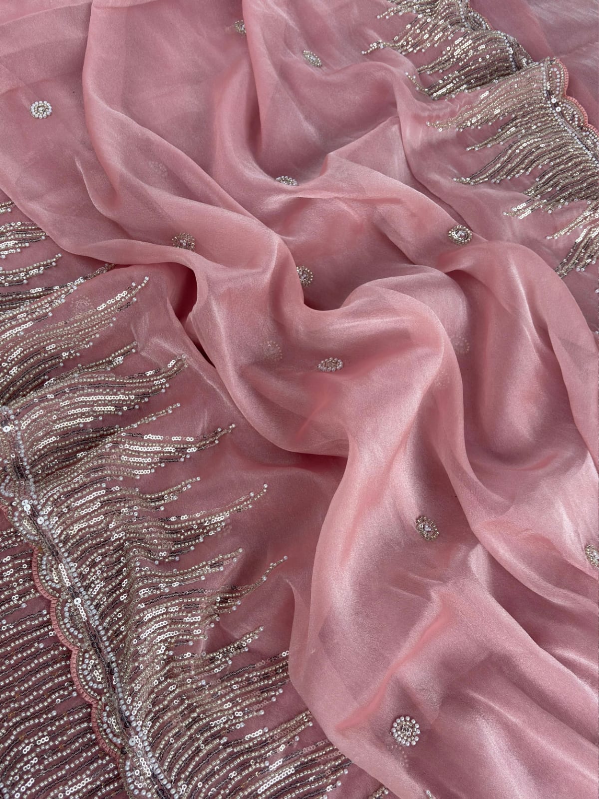 Tissue sarees