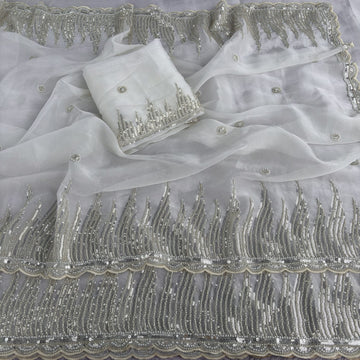 Tissue sarees