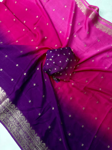 Crepe silk sarees