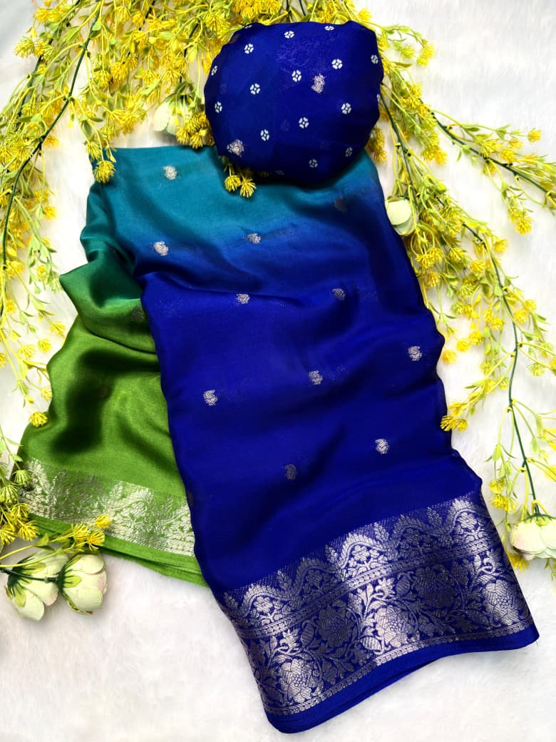 Crepe silk sarees
