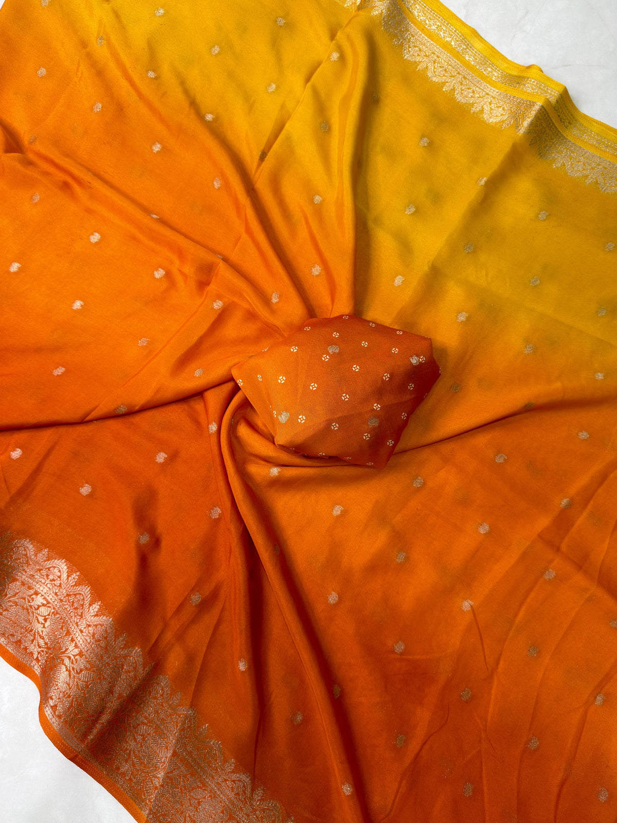 Crepe silk sarees