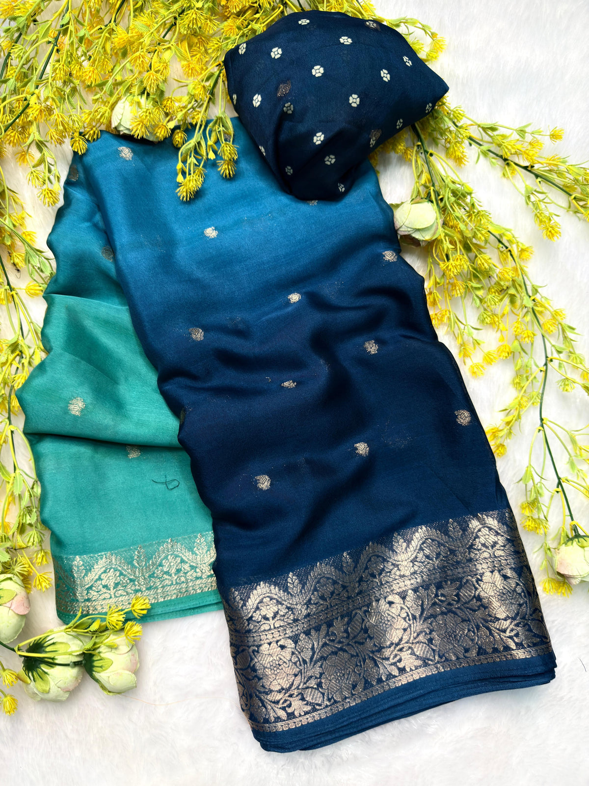 Crepe silk sarees