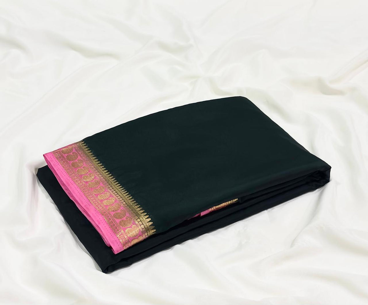 Premium Mysore crepe silk saree