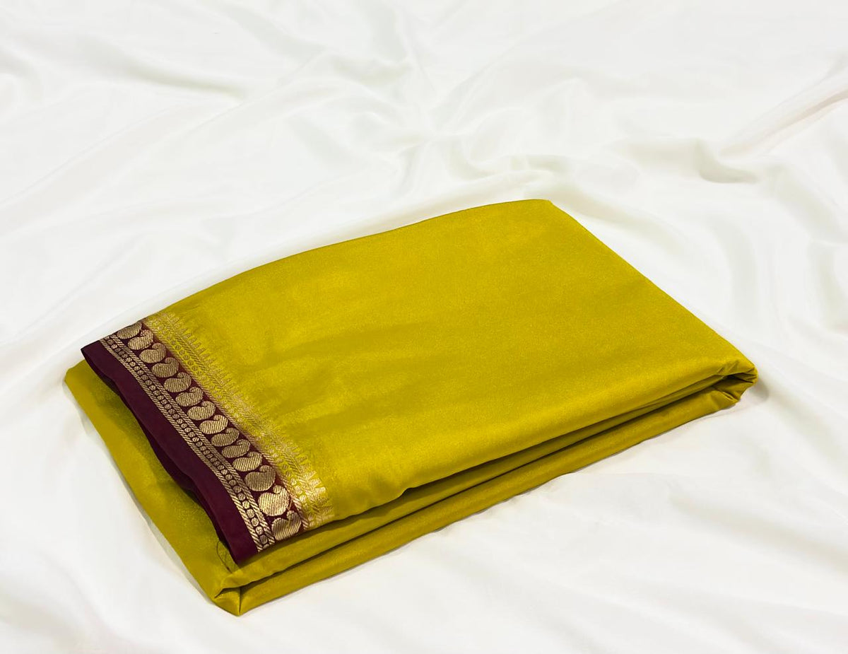 Premium Mysore crepe silk saree