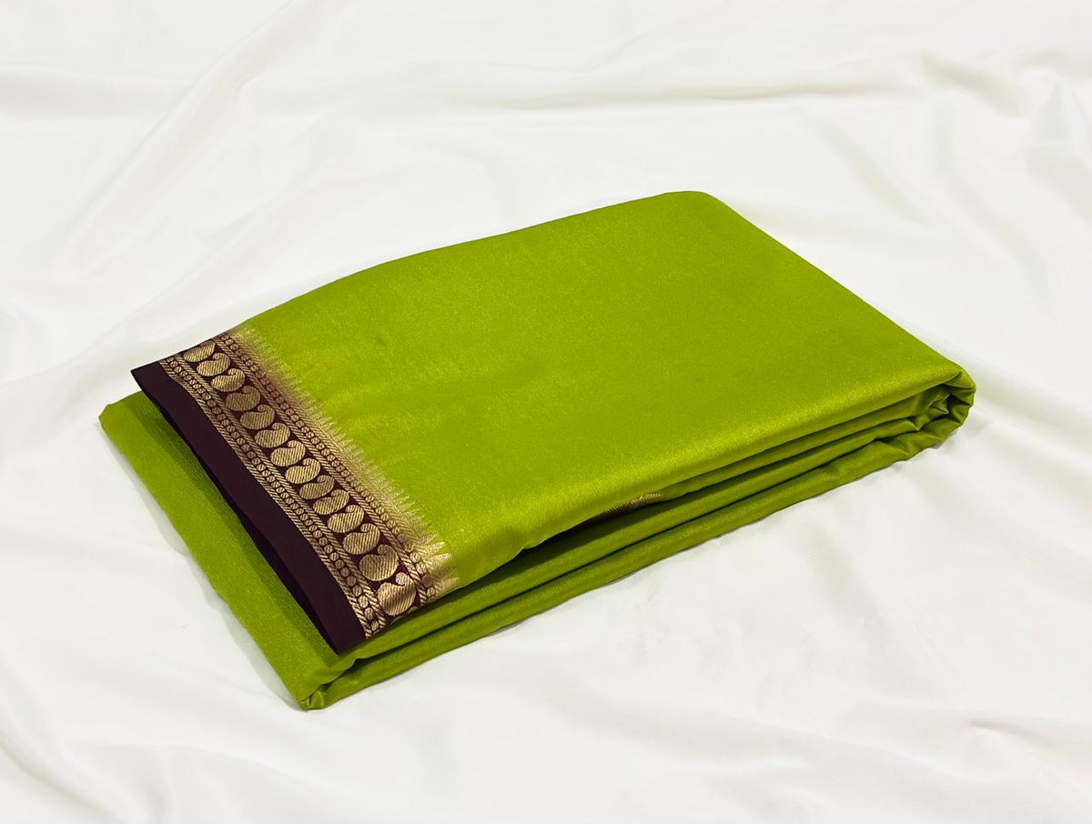 Premium Mysore crepe silk saree
