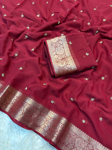 Soft jacquard weaving border