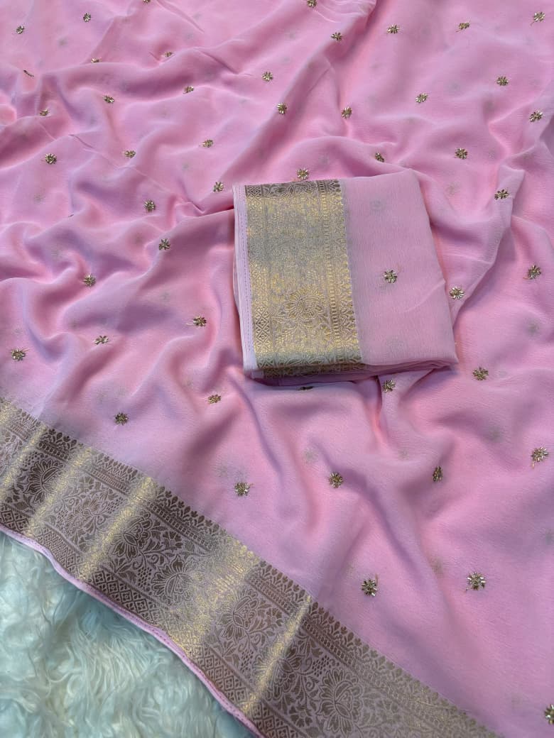 Soft jacquard weaving border