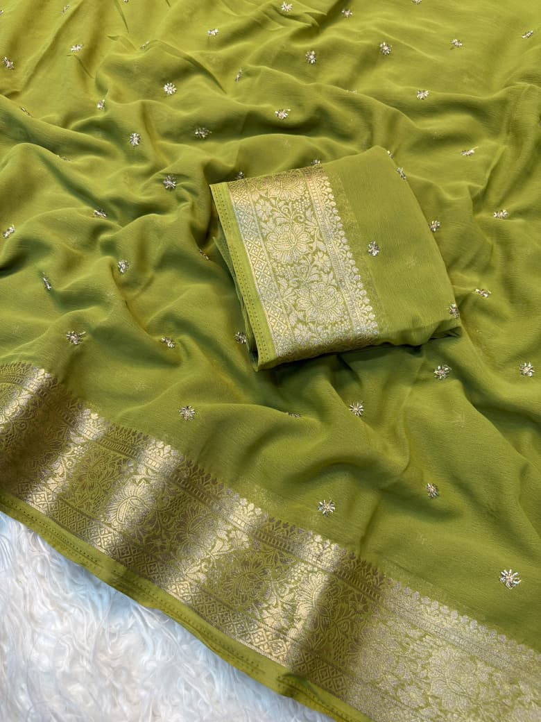 Soft jacquard weaving border