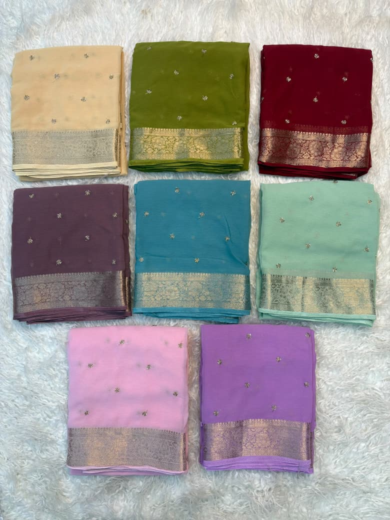 Soft jacquard weaving border