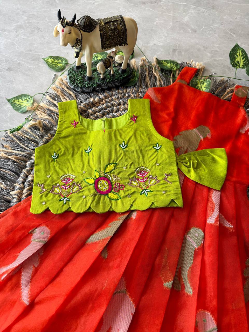 Kids gown with coat