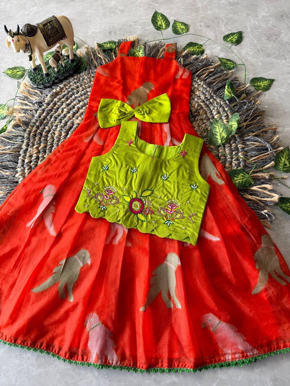 Kids gown with coat