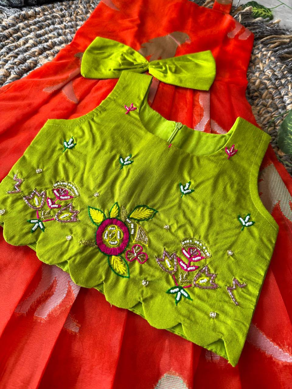 Kids gown with coat