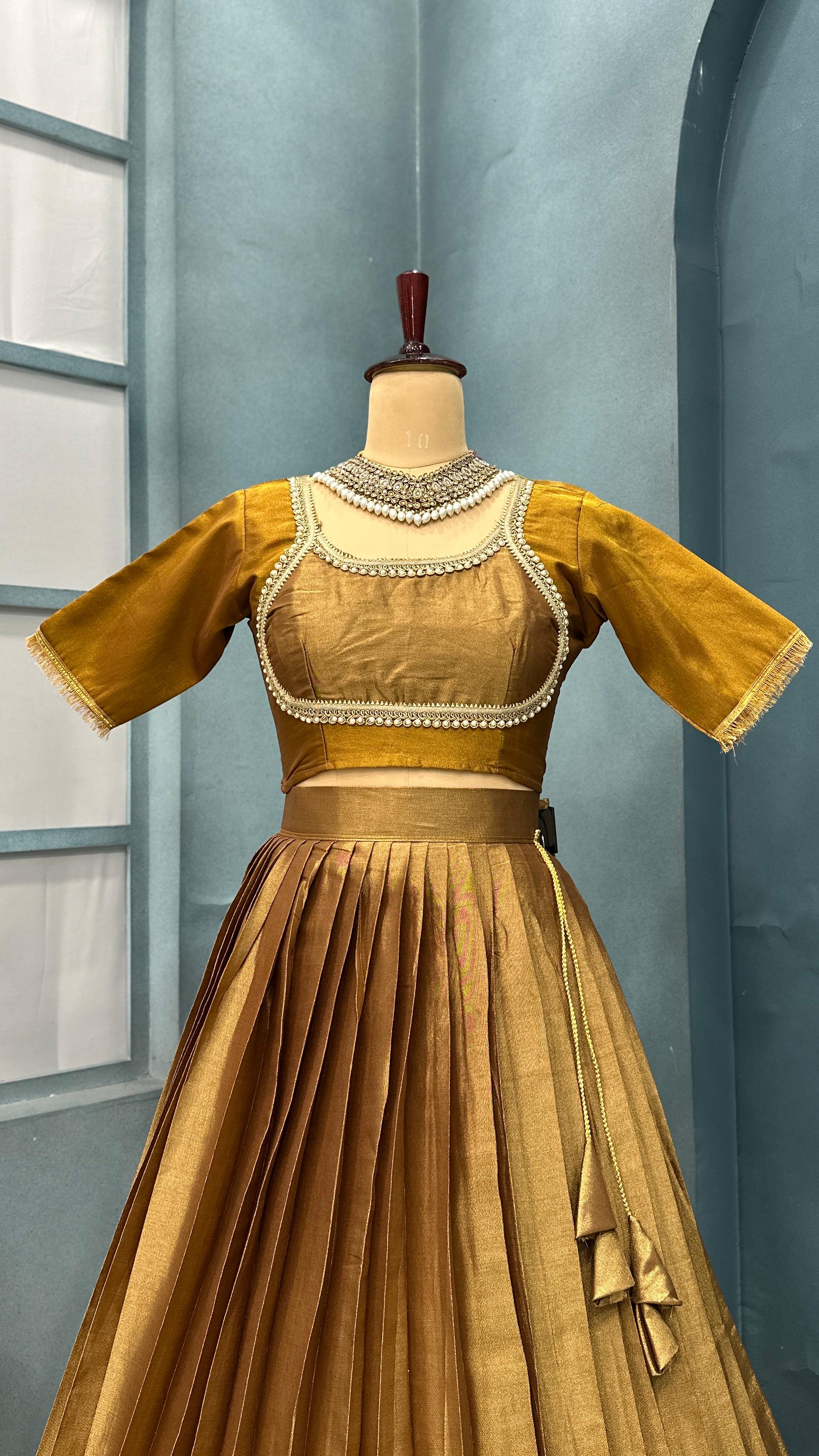 VISCOUS TISSUE SILK LEHENGA