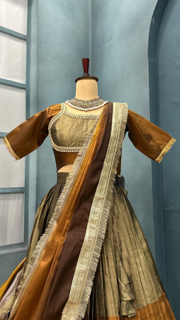 VISCOUS TISSUE SILK LEHENGA