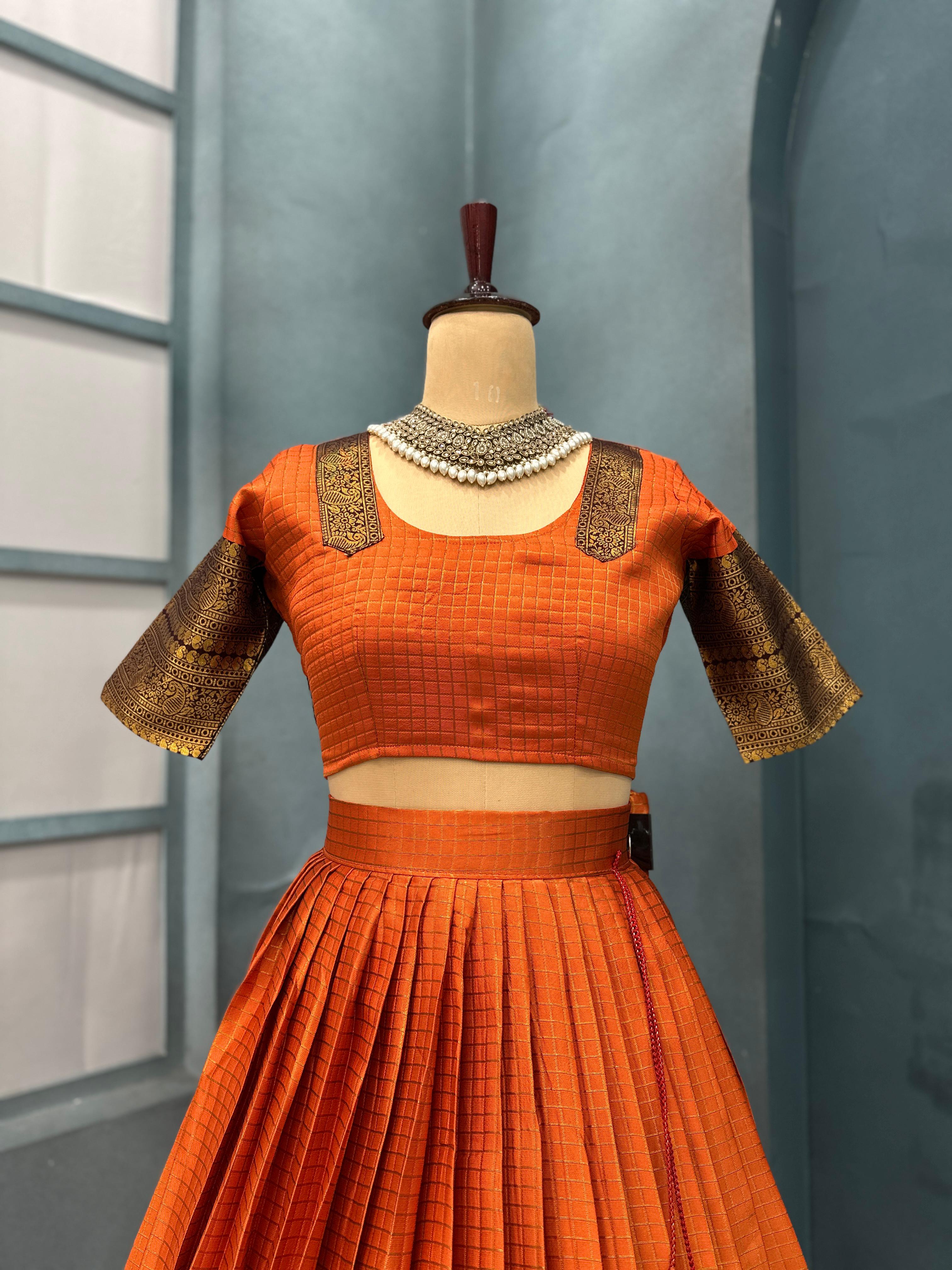 GADWAL KANCHI PATTU LEHENGA