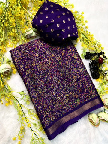 Soft Kashmiri cotton silk sarees