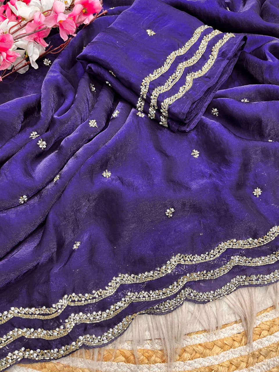 space silk sarees