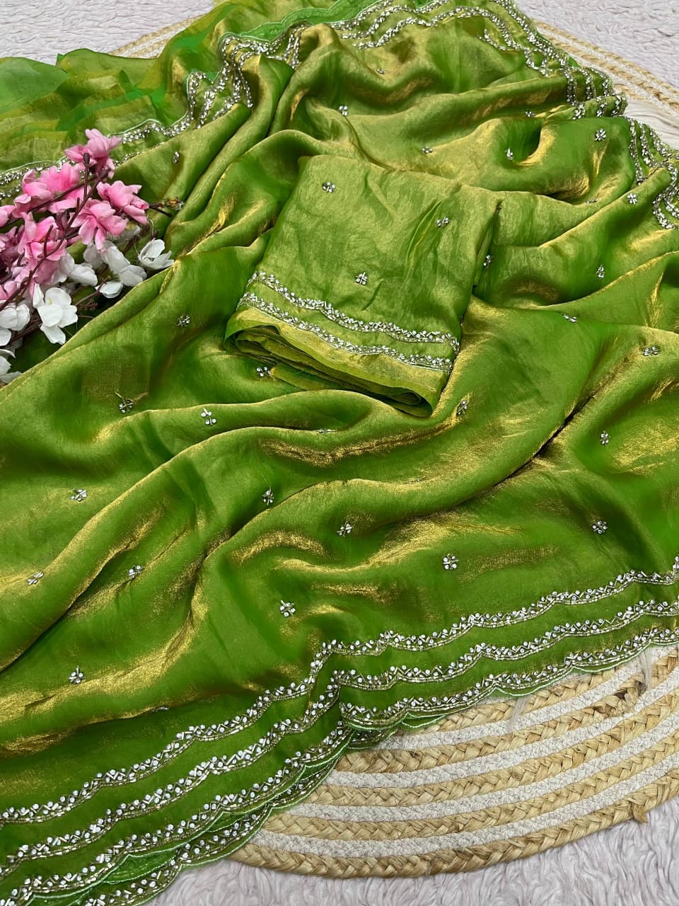 space silk sarees