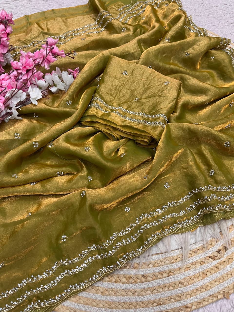 space silk sarees