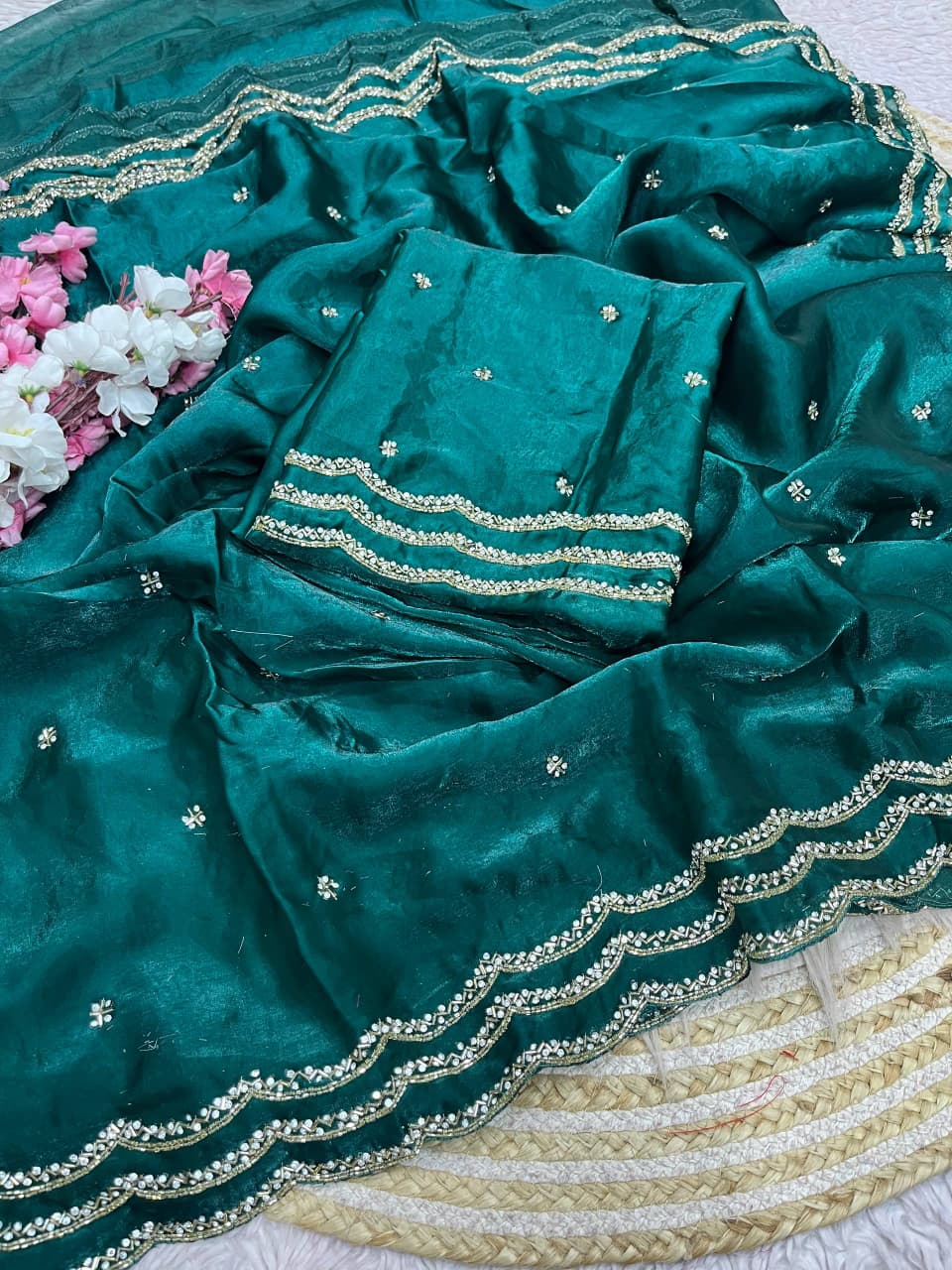 space silk sarees