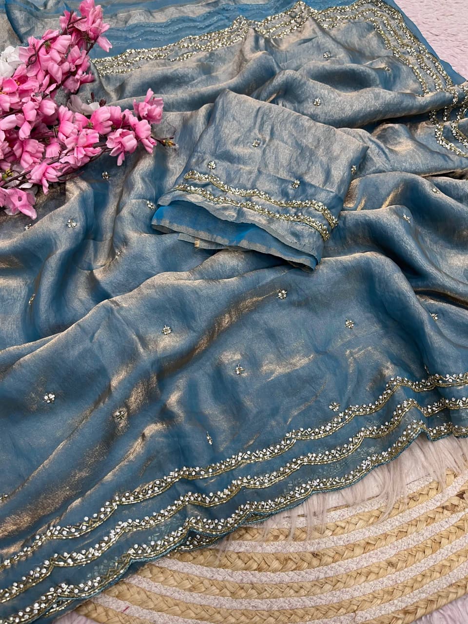 space silk sarees