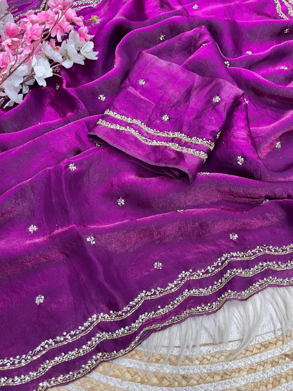 space silk sarees