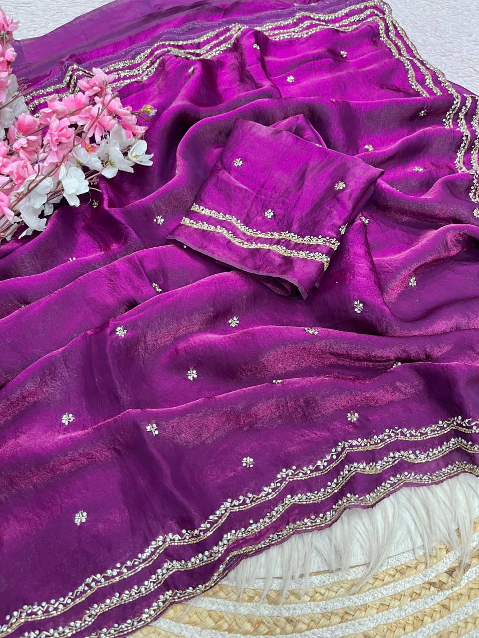 space silk sarees