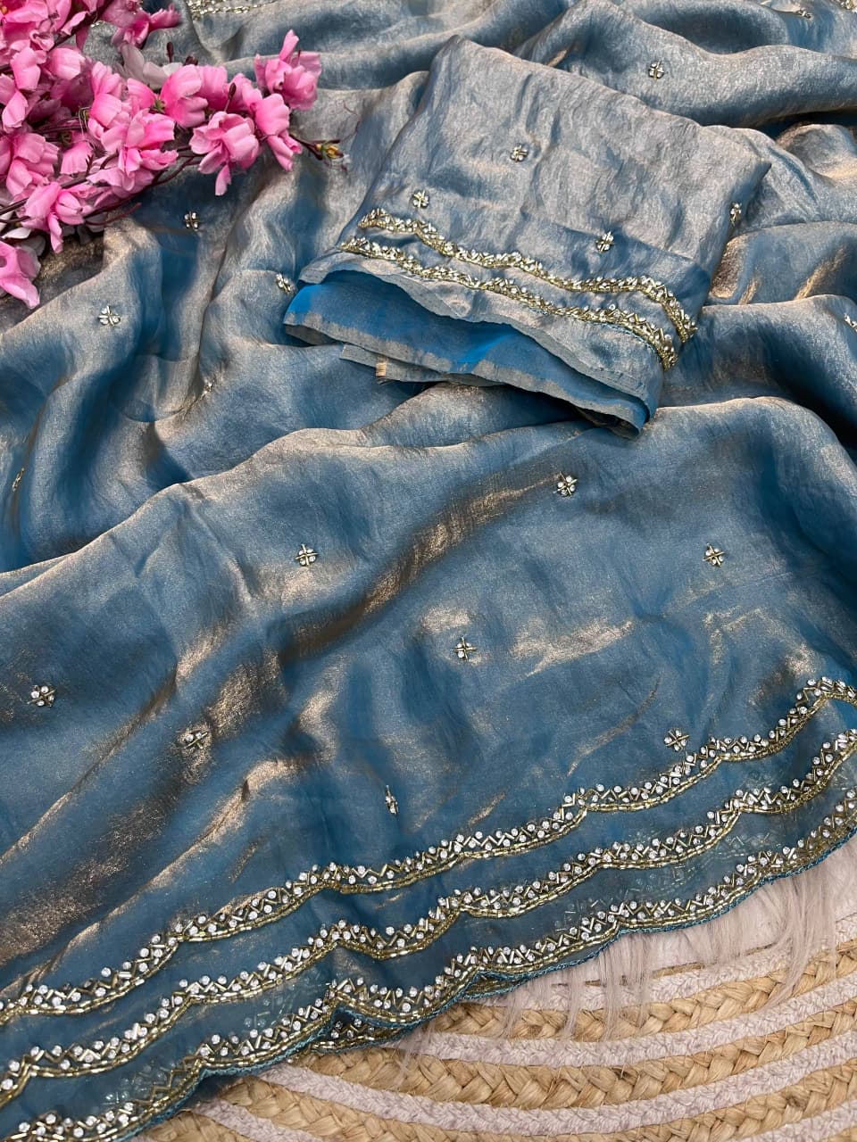 space silk sarees