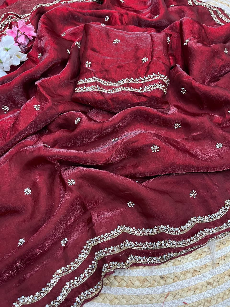 space silk sarees
