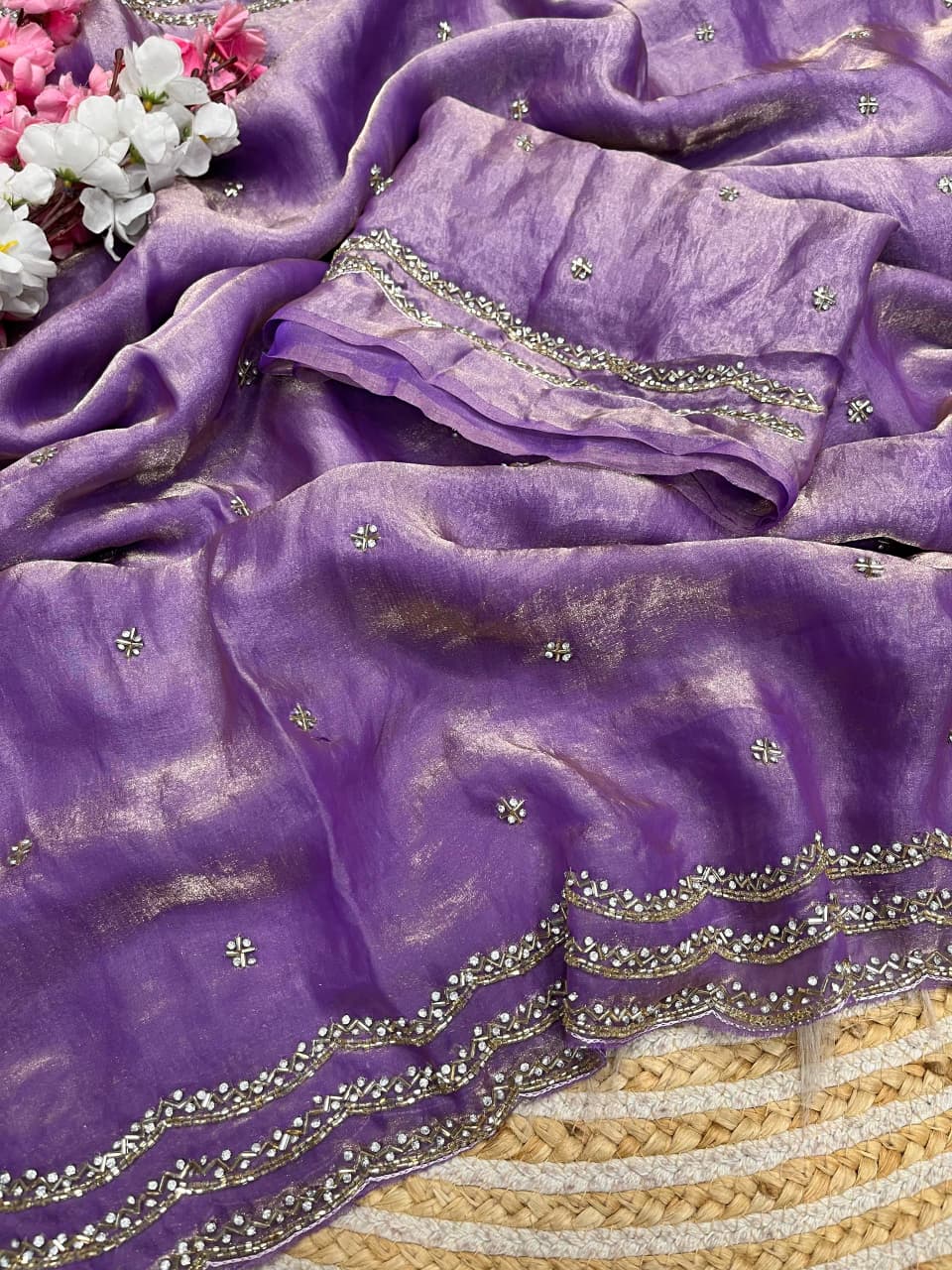 space silk sarees