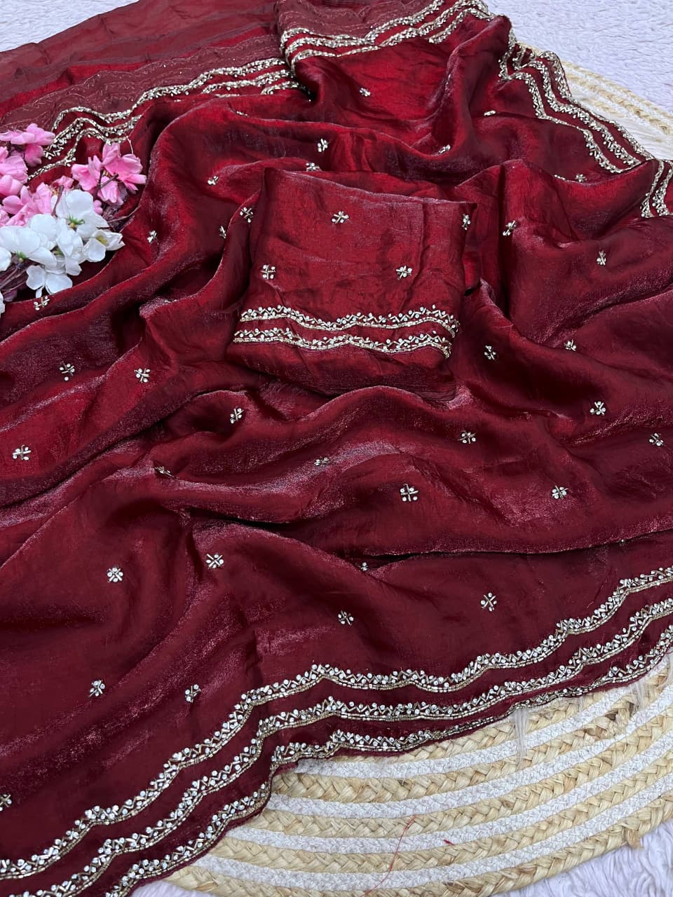 space silk sarees