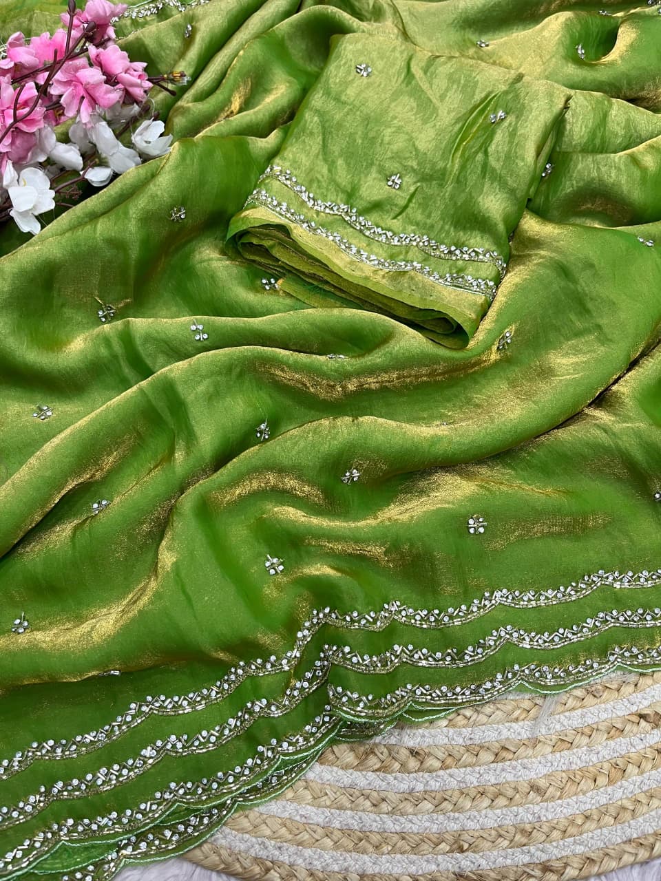 space silk sarees