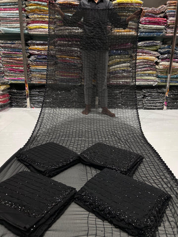 BLACK SAREES