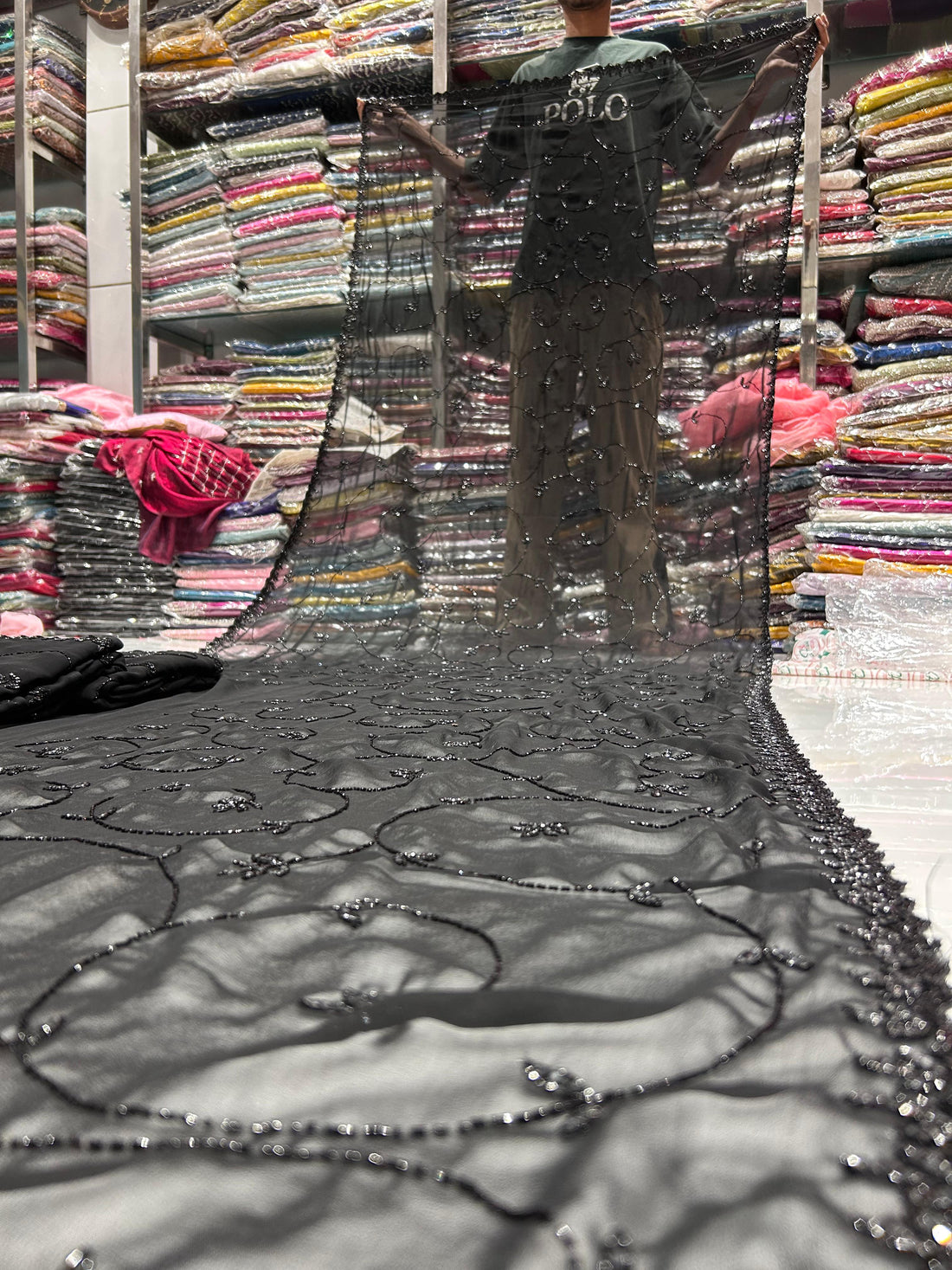 BLACK SAREES