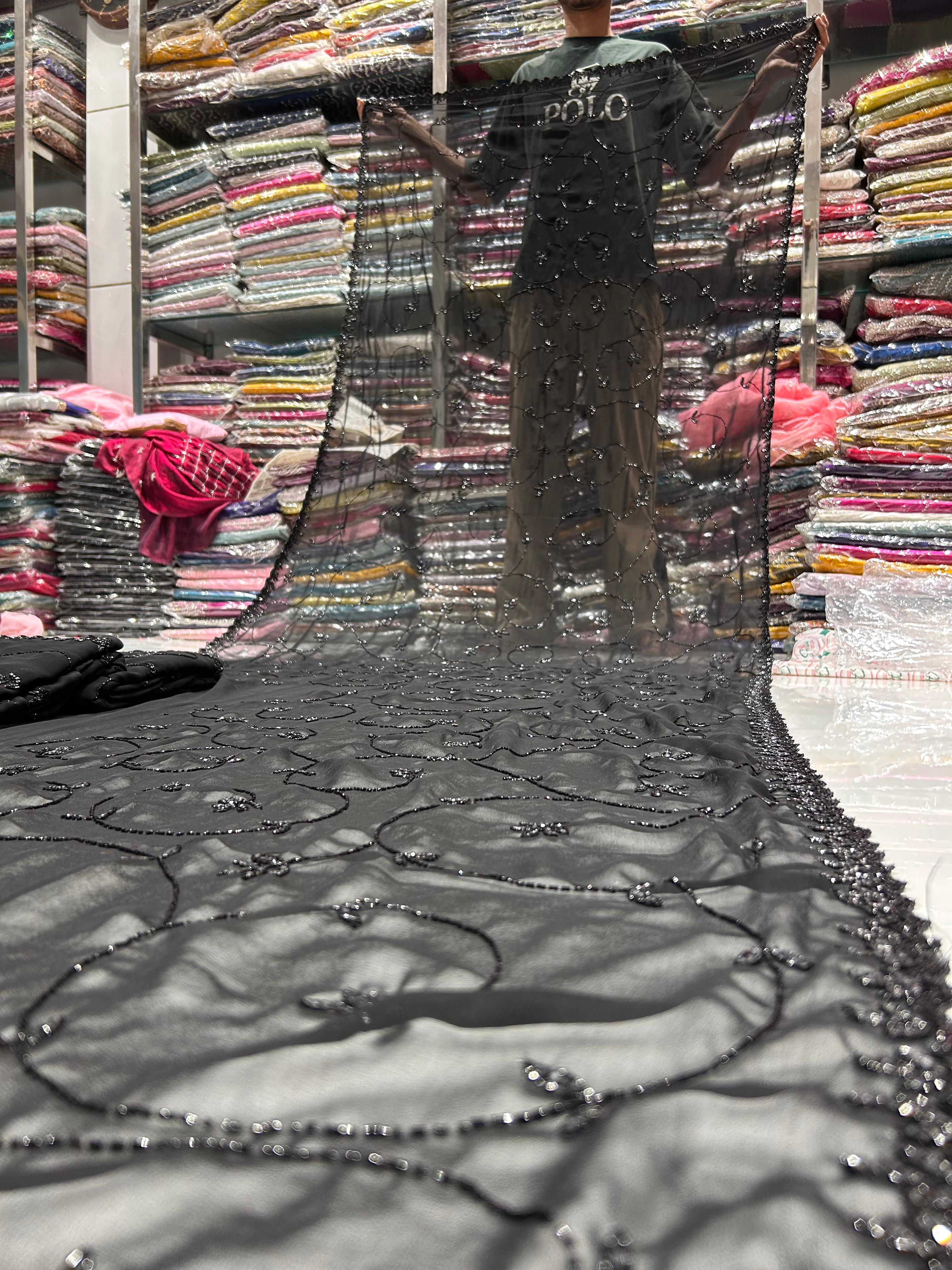 BLACK SAREES