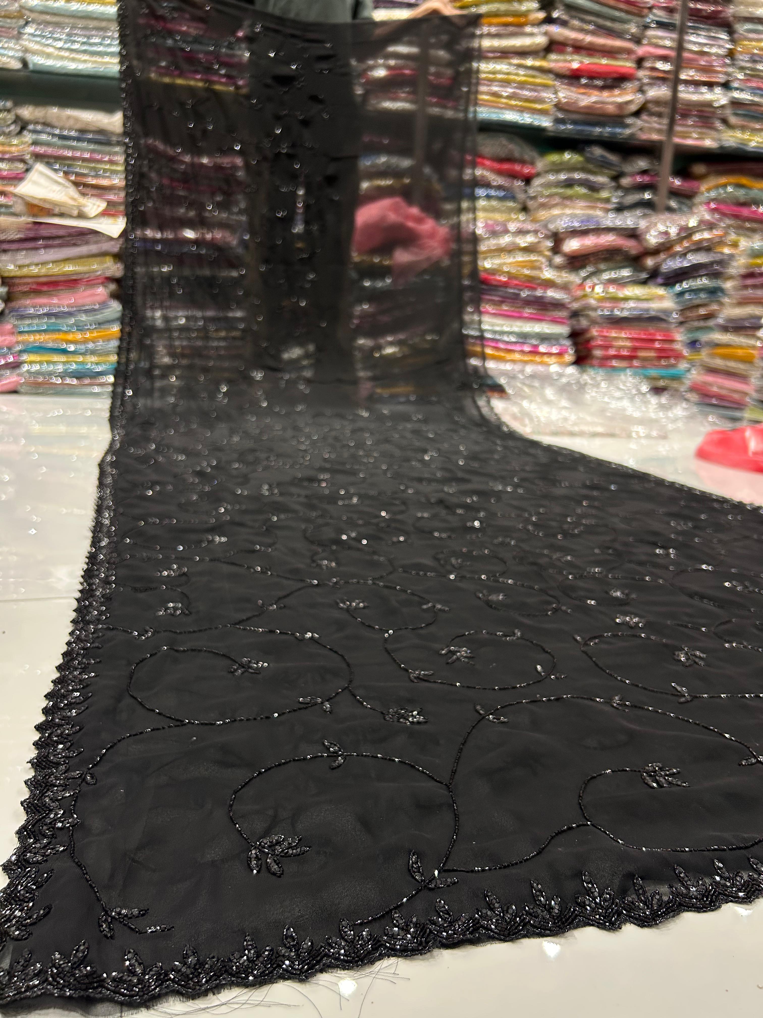 BLACK SAREES
