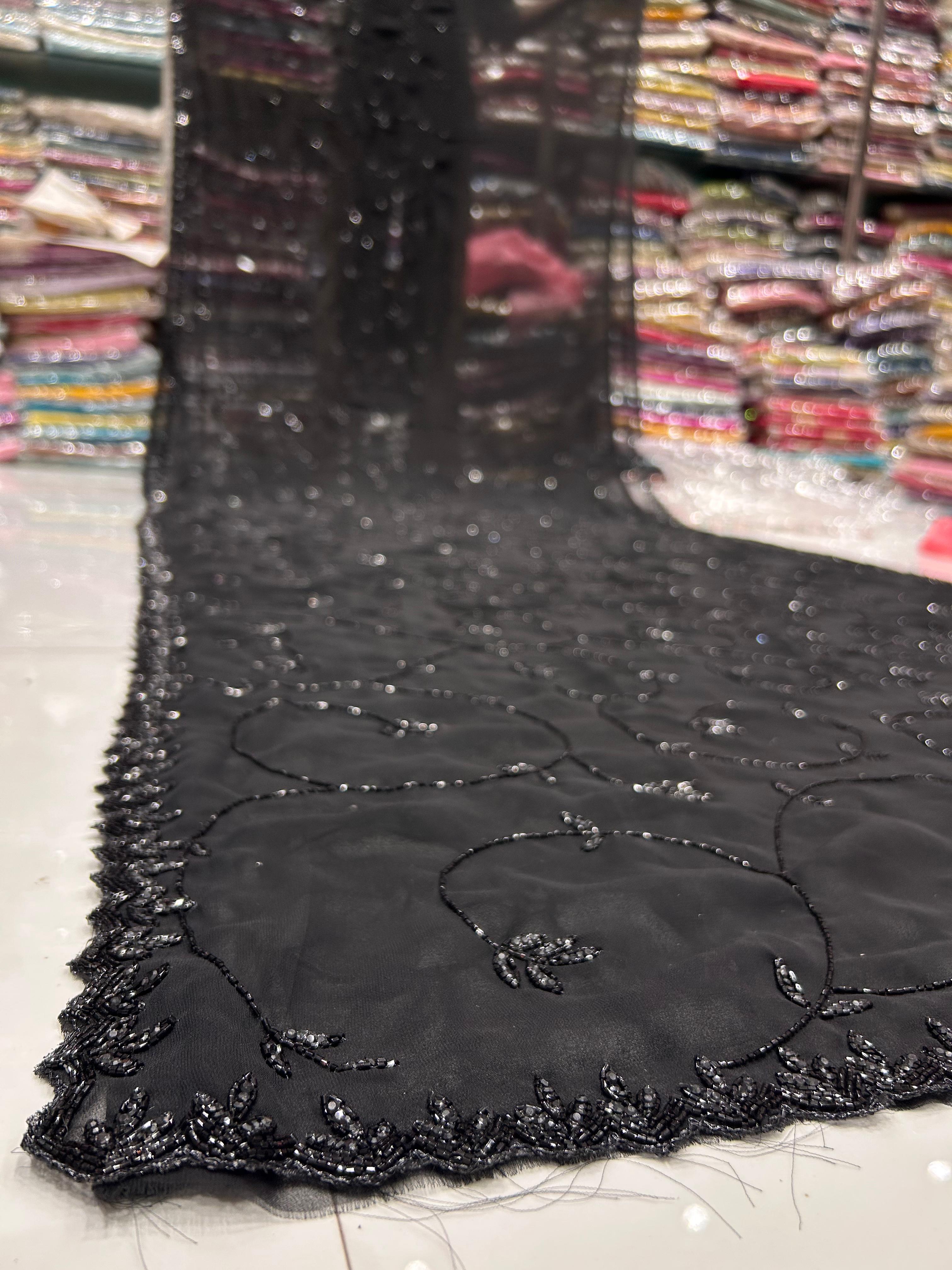 BLACK SAREES