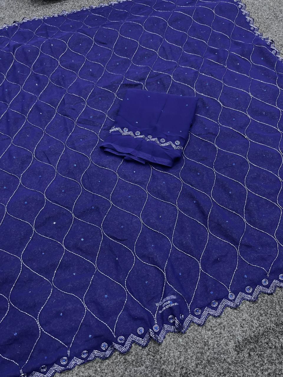 HANDWORK GEORGETTE SAREES
