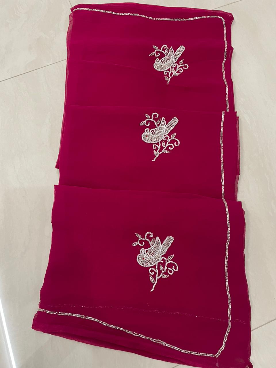 chiffon sarees