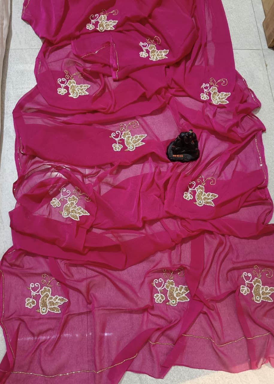 chiffon sarees