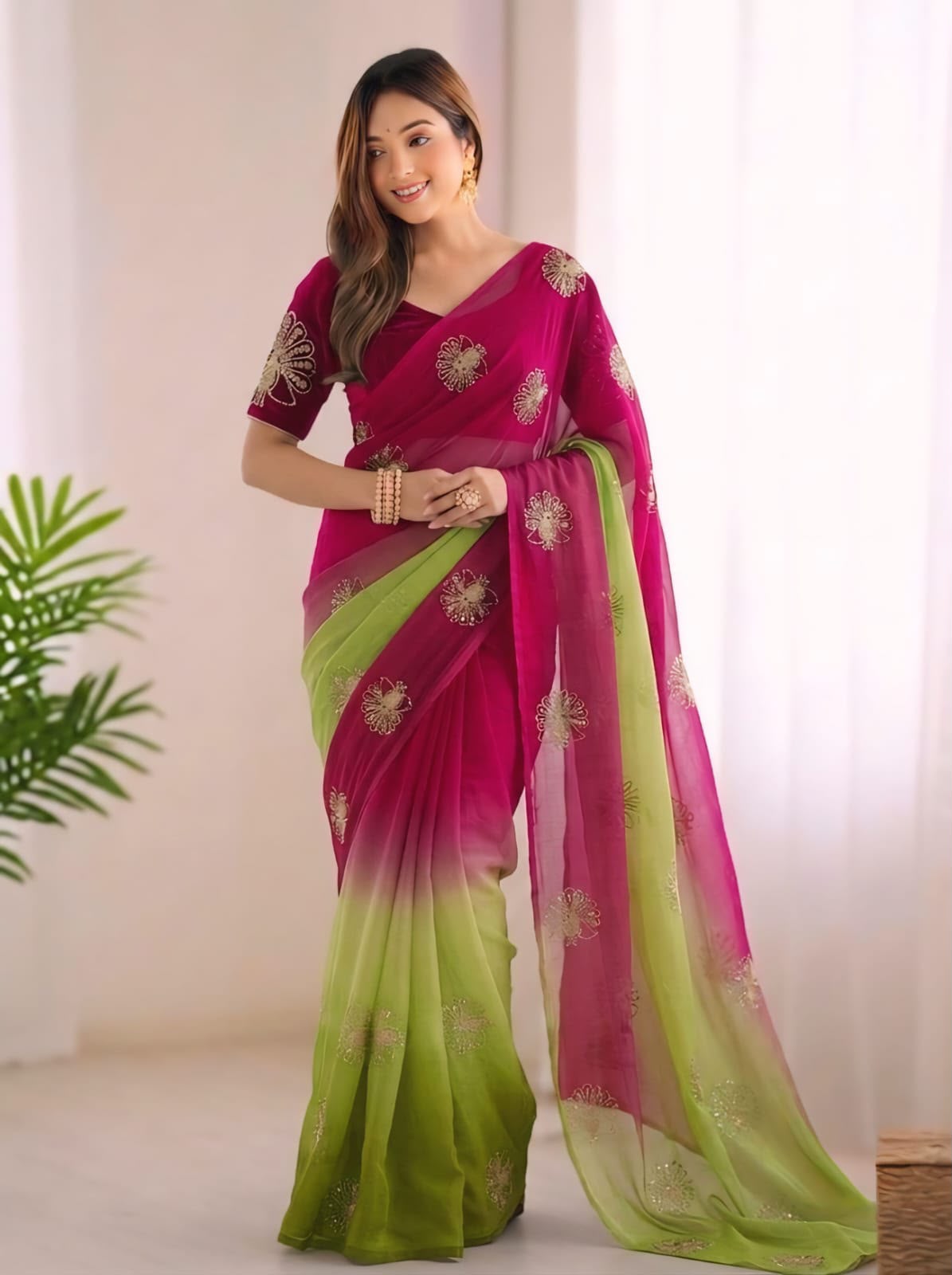 fendy silk saree