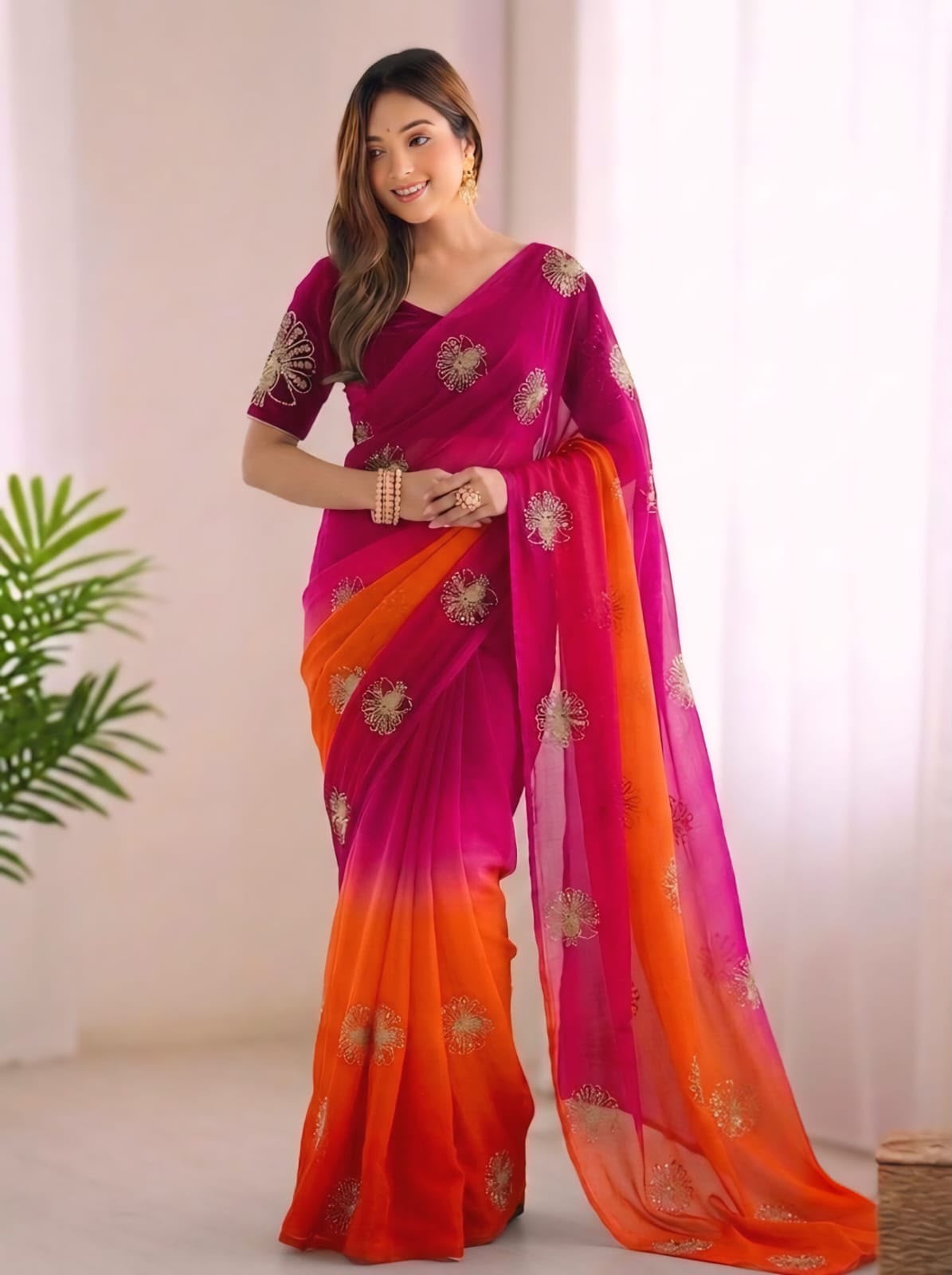fendy silk saree