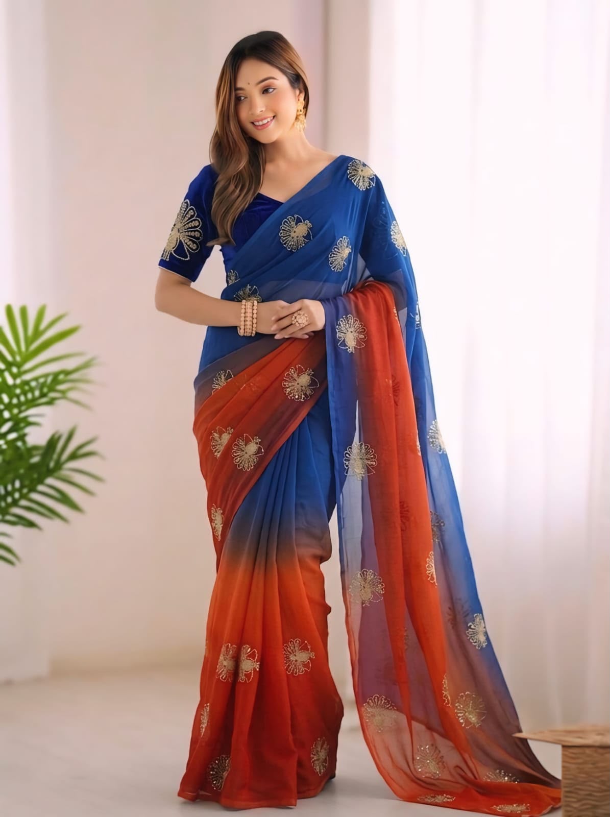 fendy silk saree