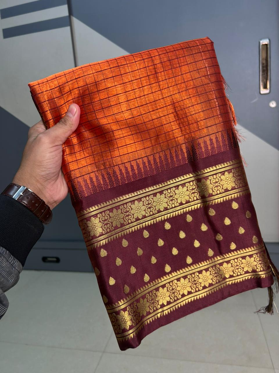 LATEST BANARASI TISSUE SILK SAREE