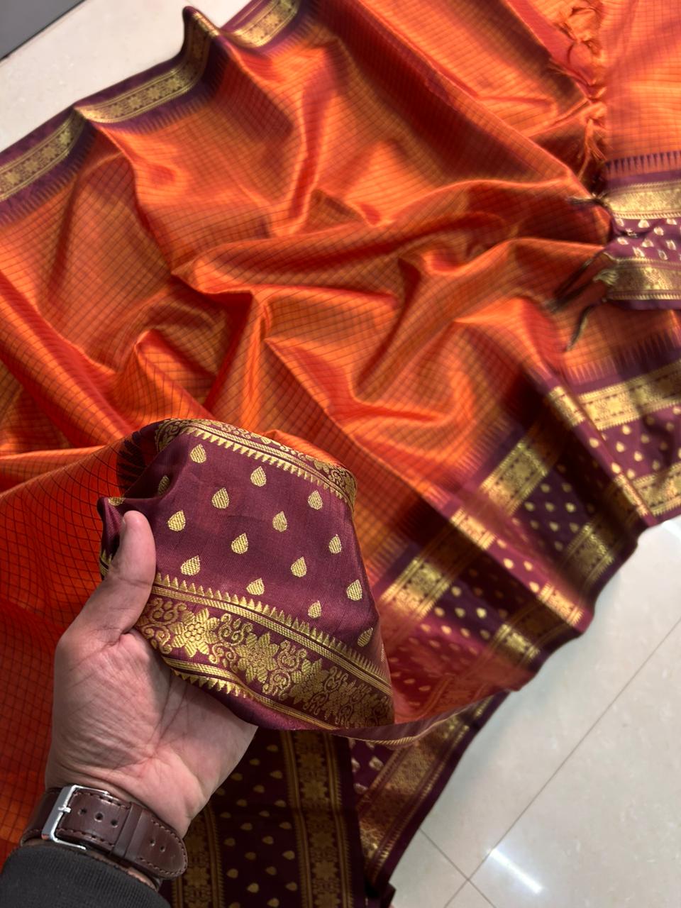 LATEST BANARASI TISSUE SILK SAREE