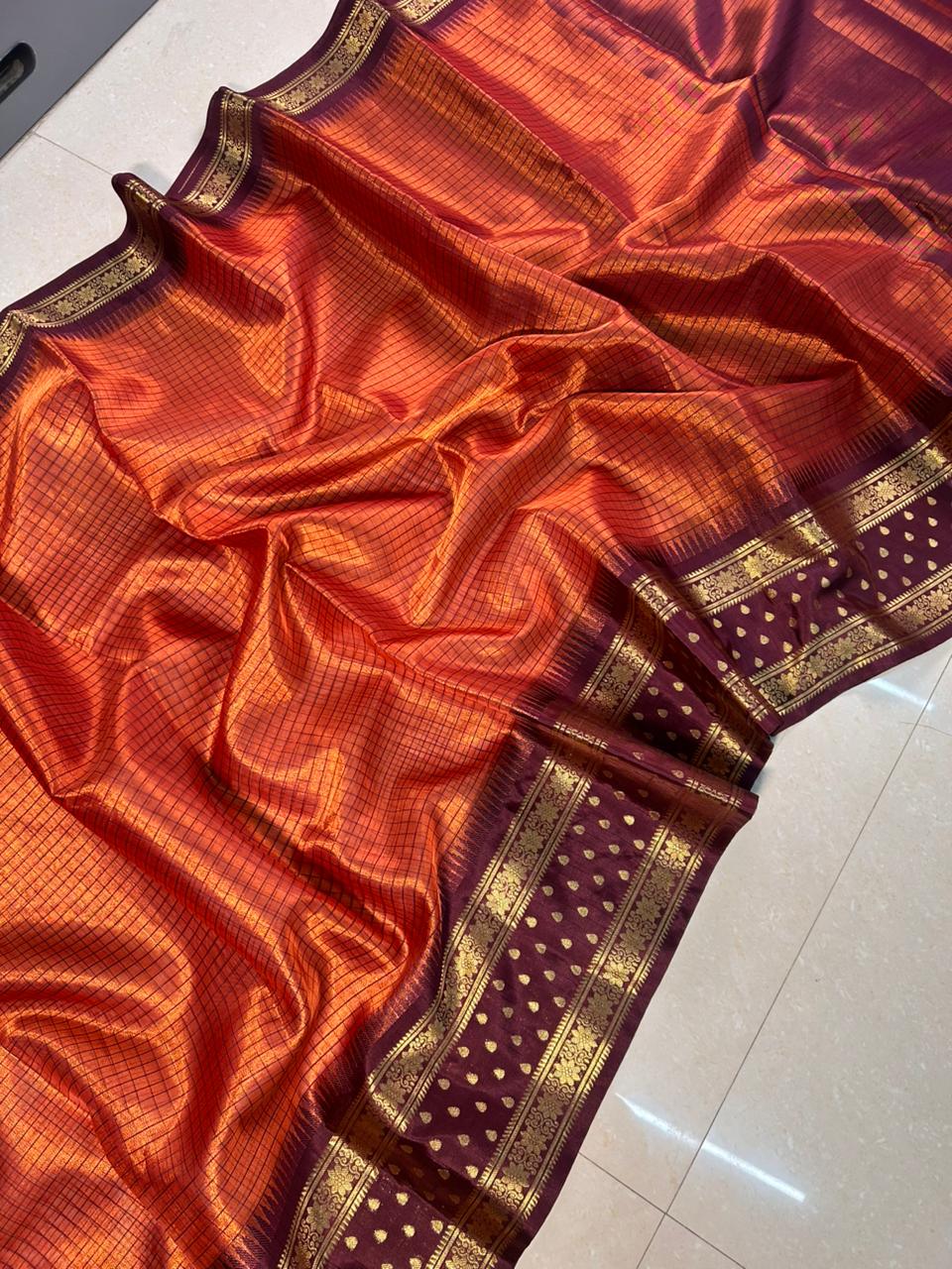 LATEST BANARASI TISSUE SILK SAREE