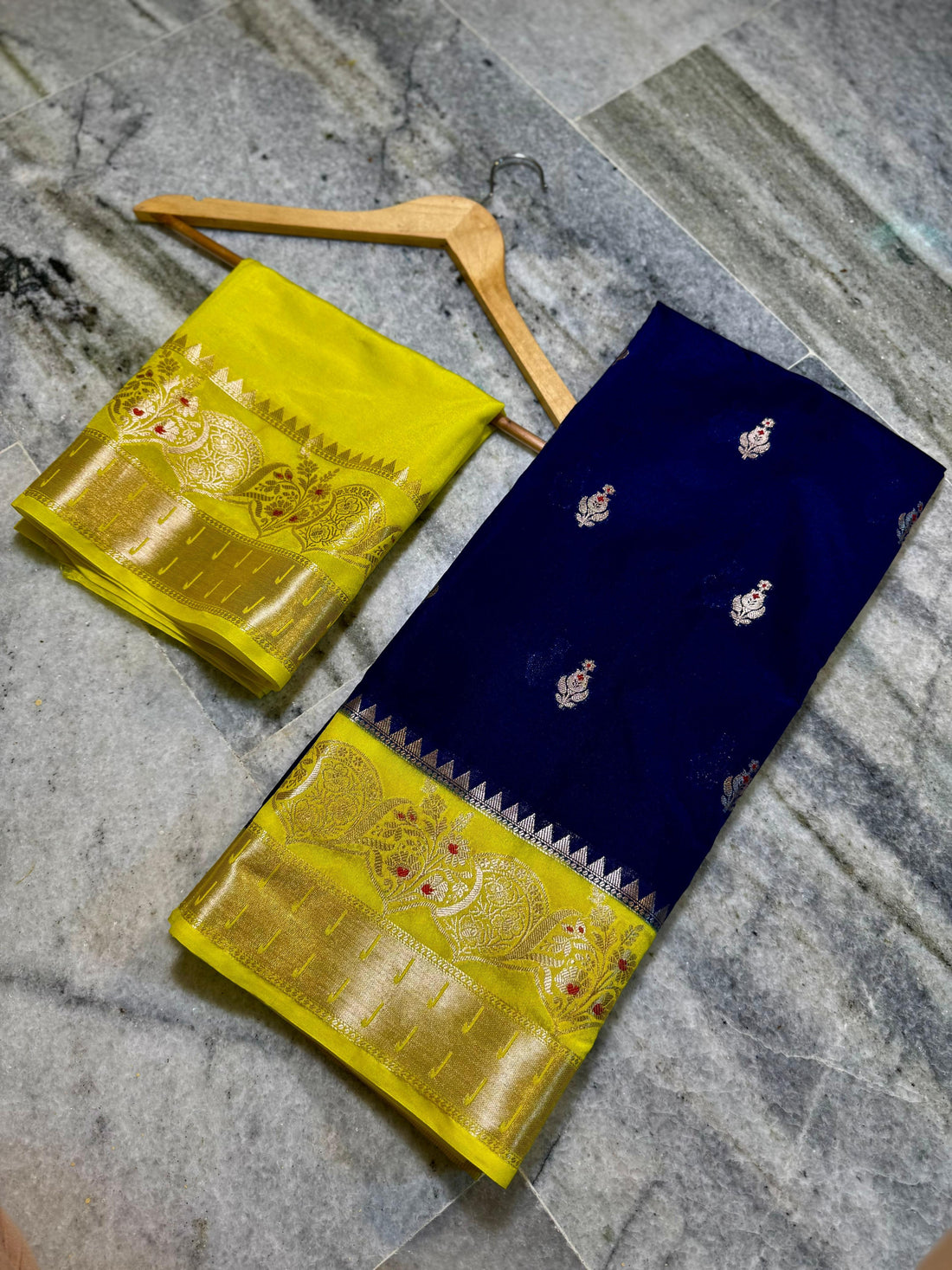 warm silk saree