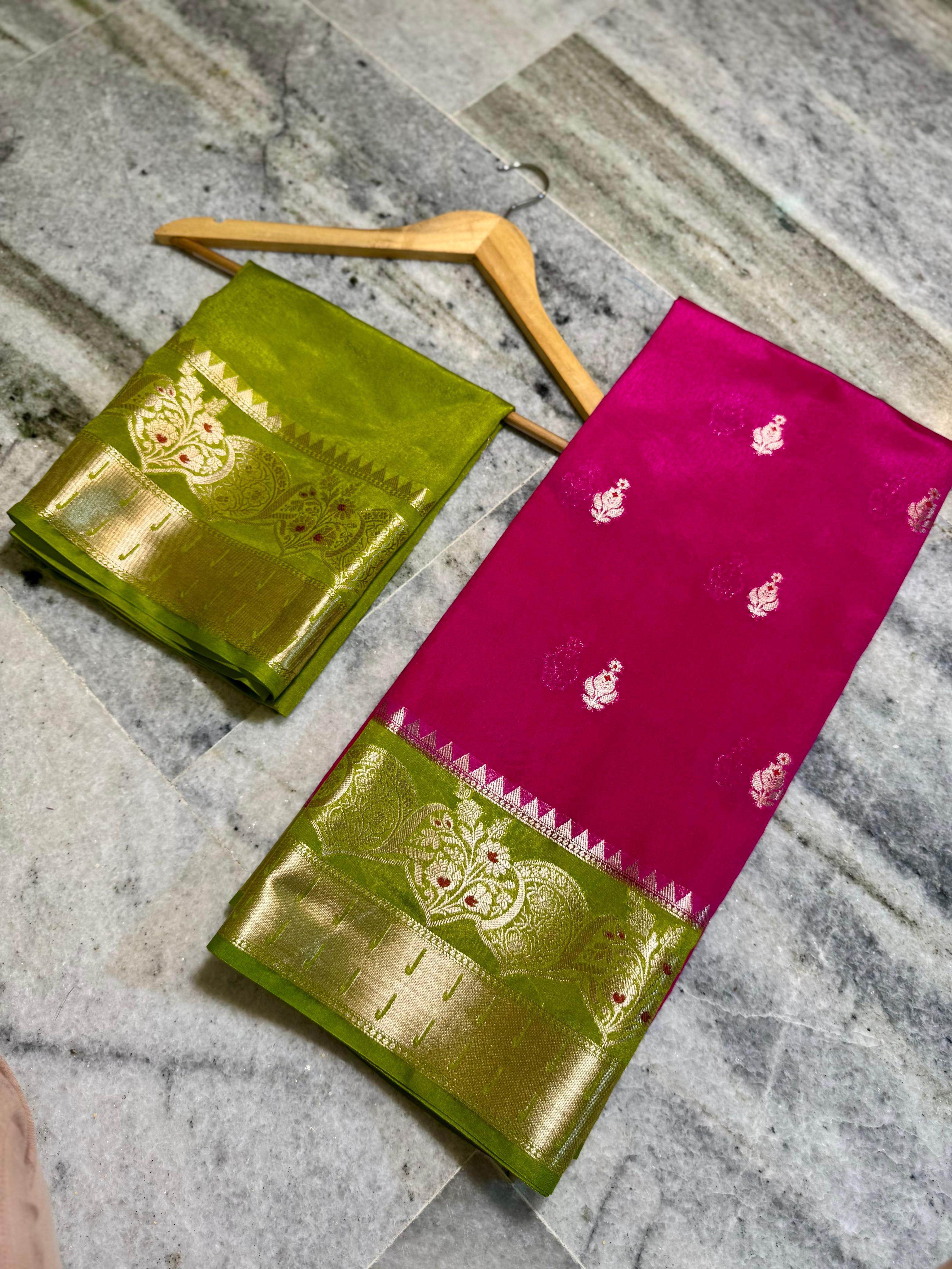 warm silk saree