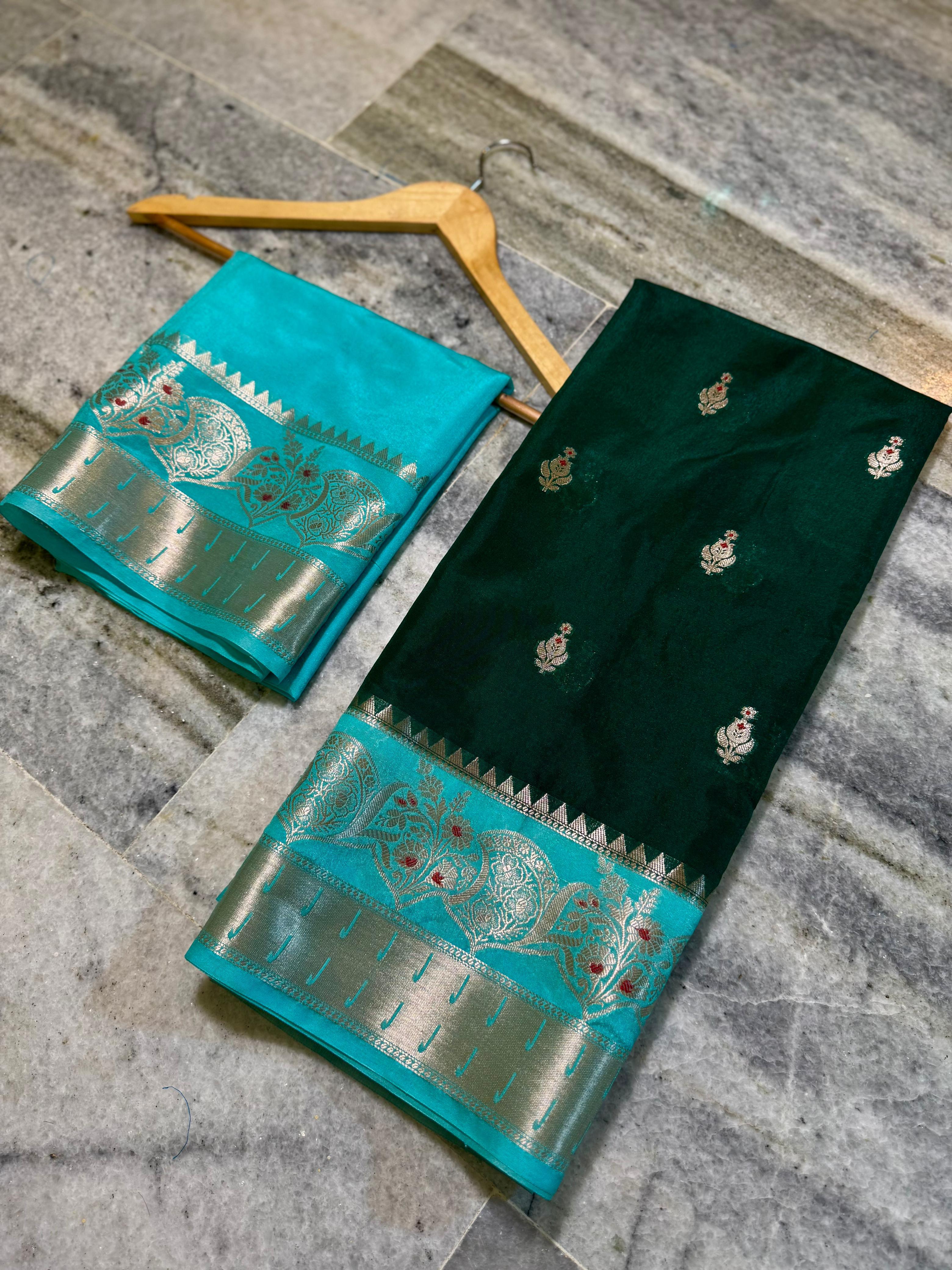 warm silk saree